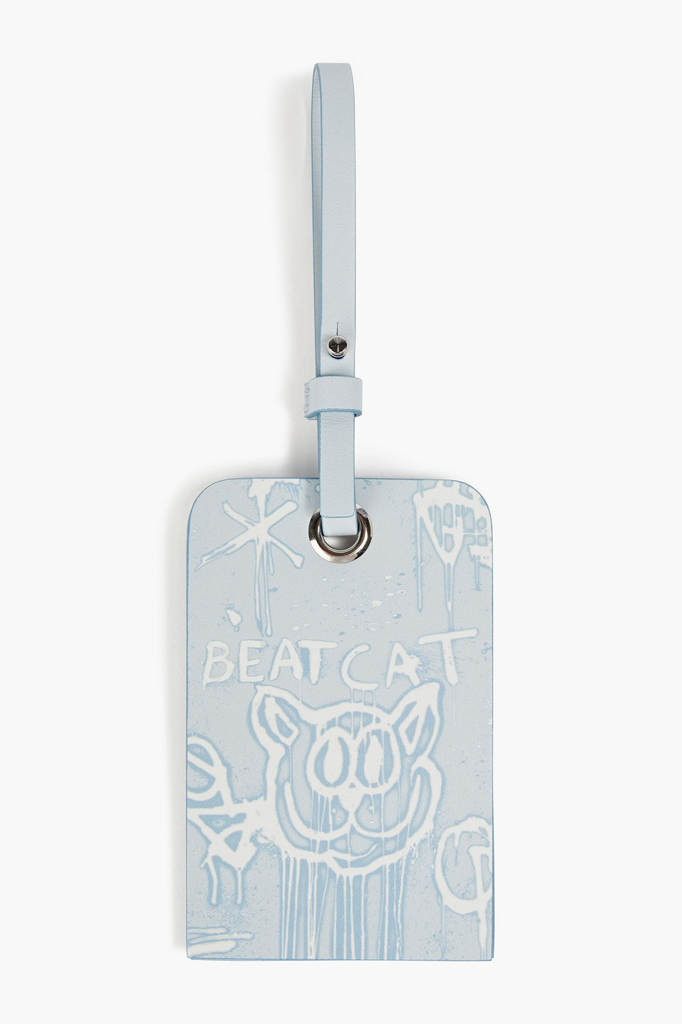 ACNE STUDIOS PRINTED LEATHER LUGGAGE TAG 3074457345632576802