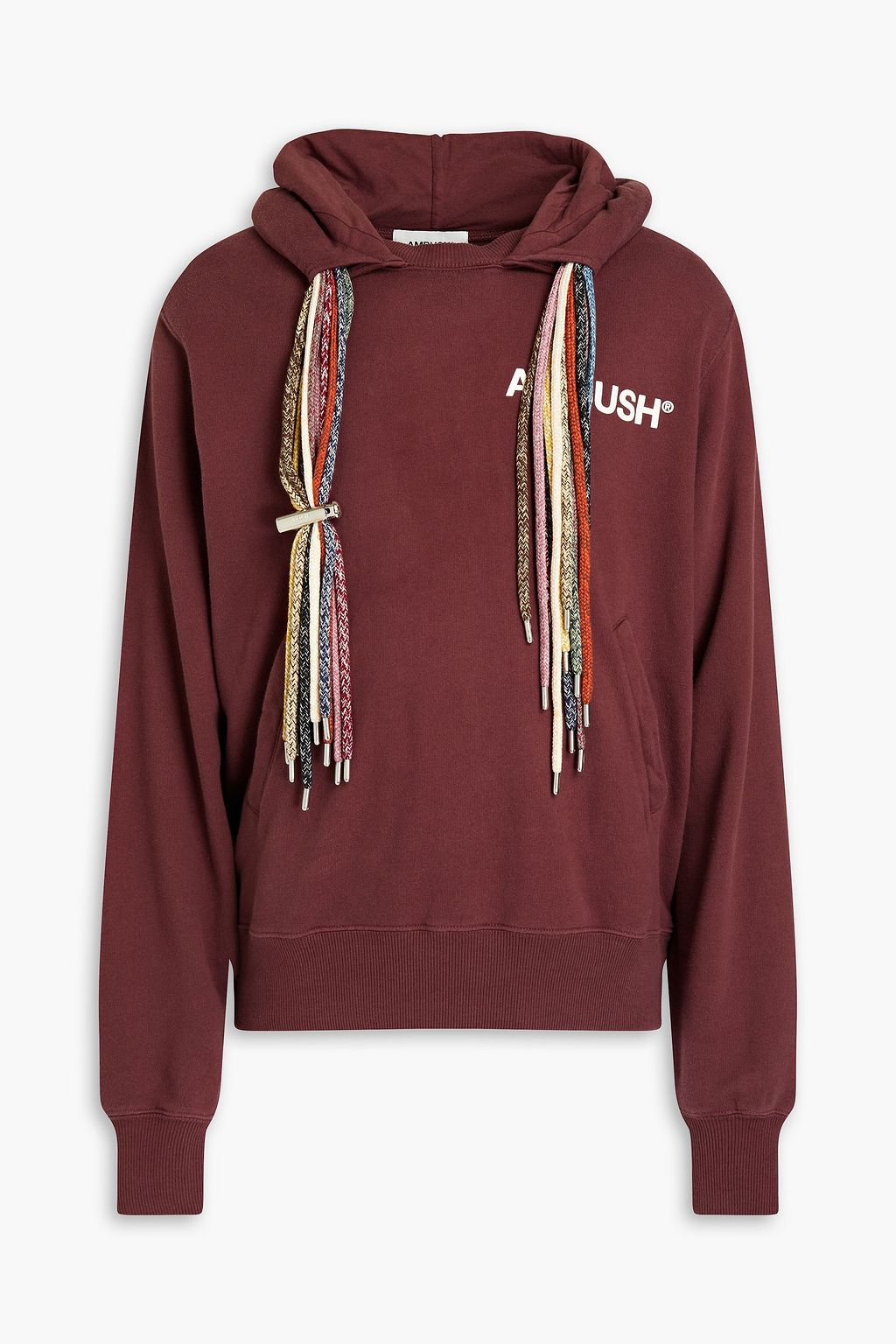 Printed Cotton Hoodie - Luxury Red