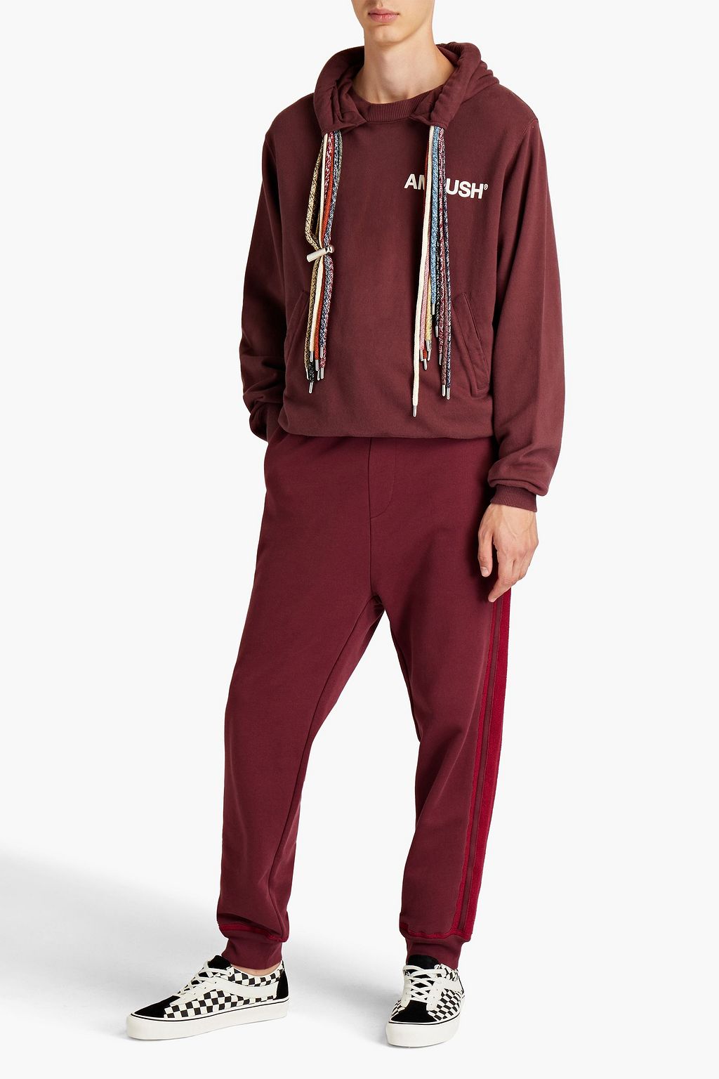 AMBUSH Printed French cotton-terry hoodie