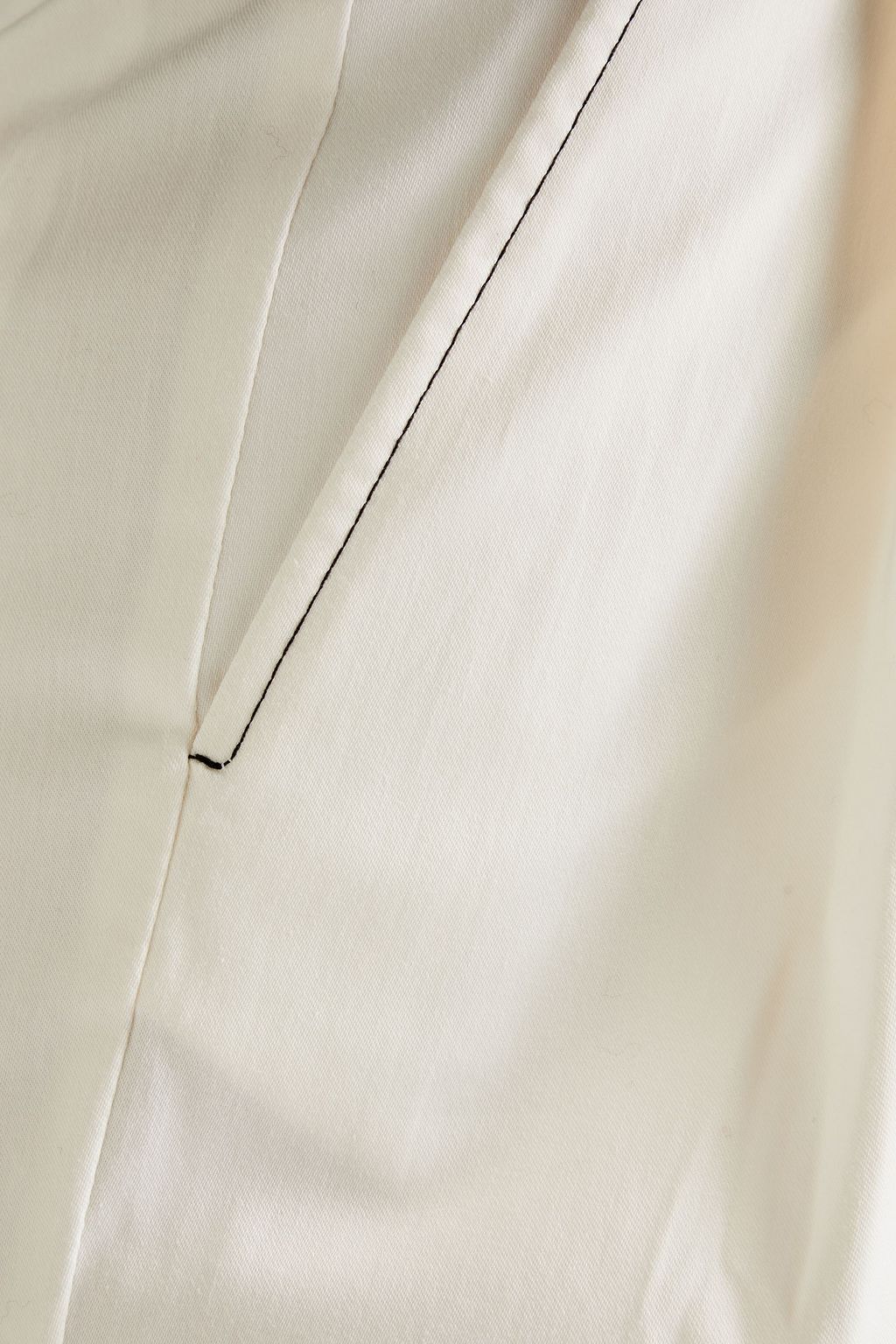 MYKKE HOFMANN Pleated organic cotton-blend wide-leg pants