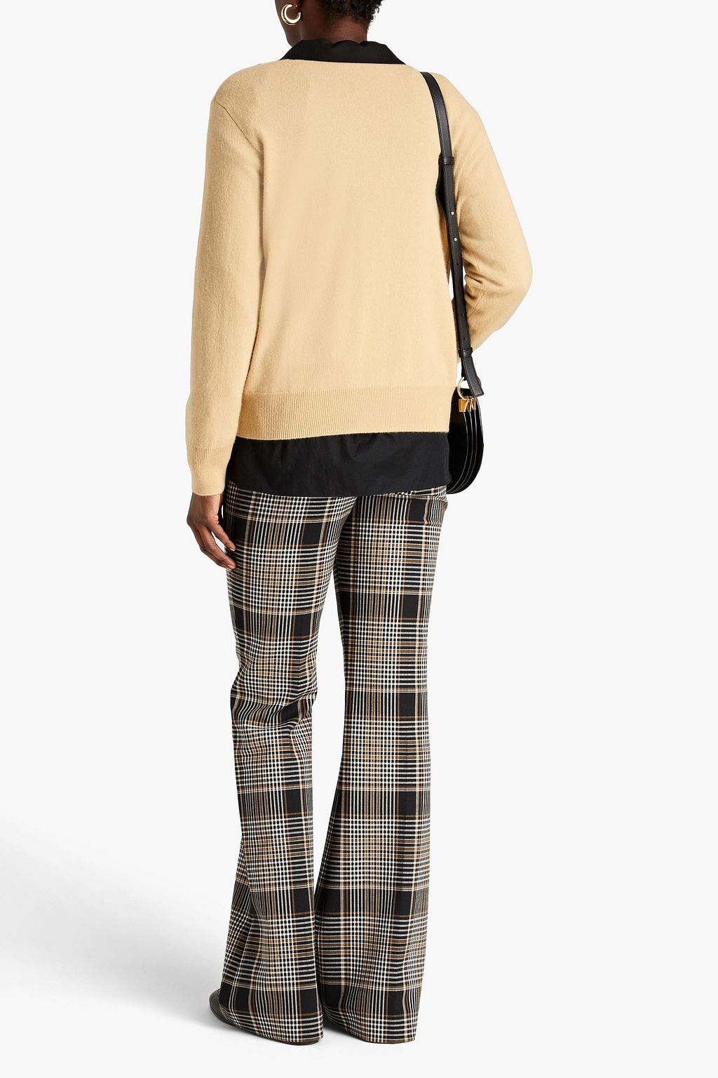 SANDRO Wool and cashmere-blend sweater