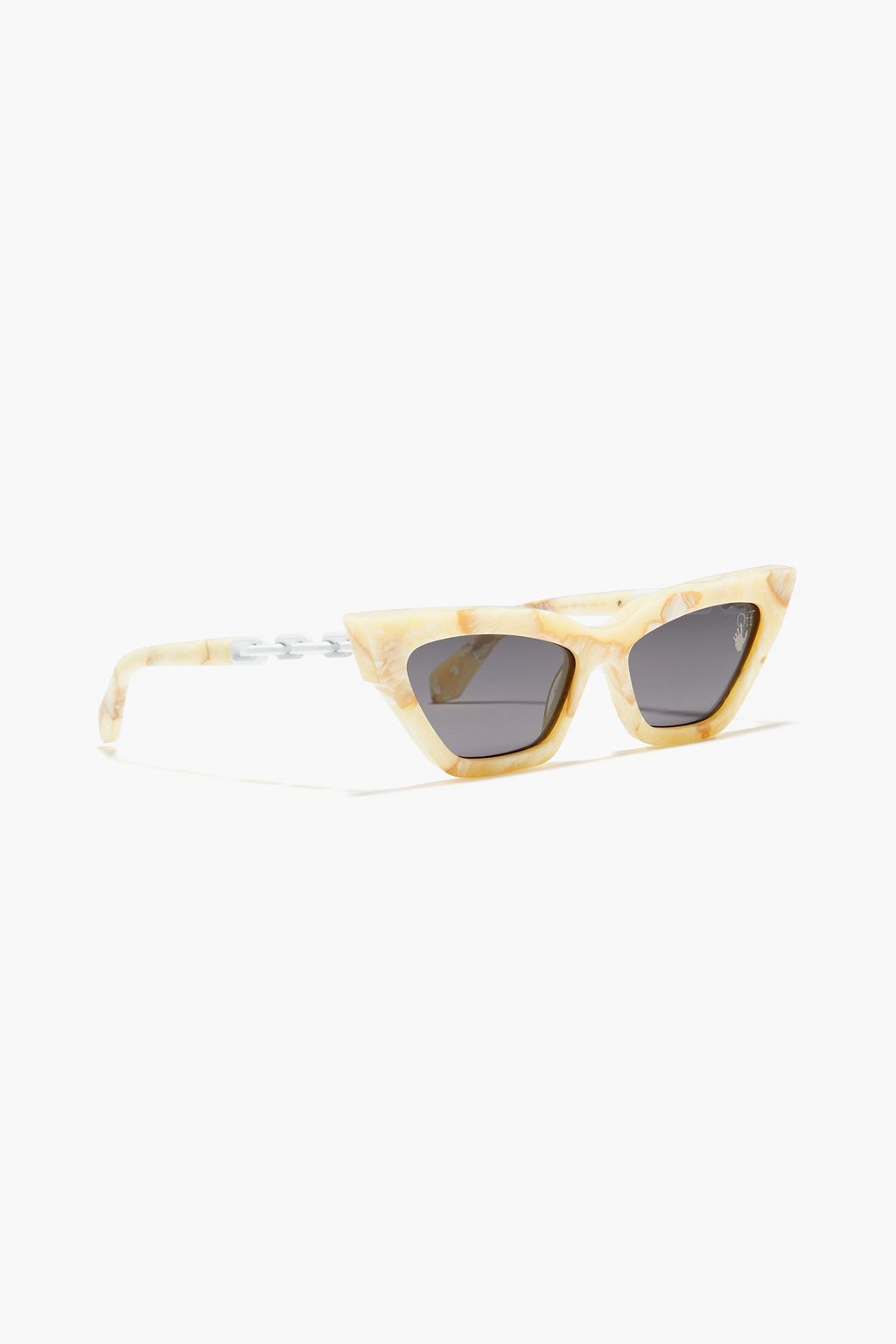 OFF-WHITE™ Cat-eye tortoiseshell acetate sunglasses