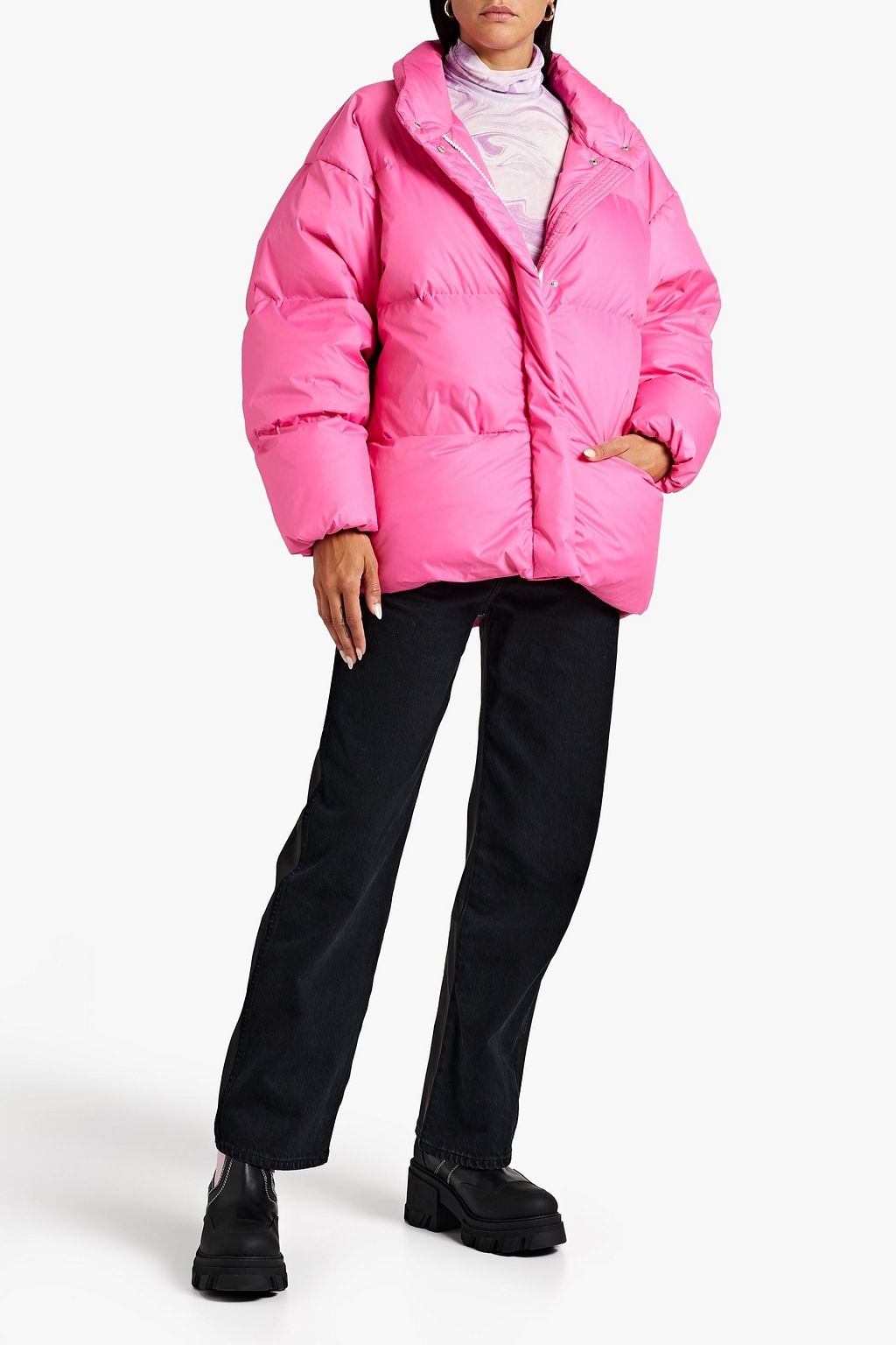 IENKI IENKI Sachet quilted shell down jacket