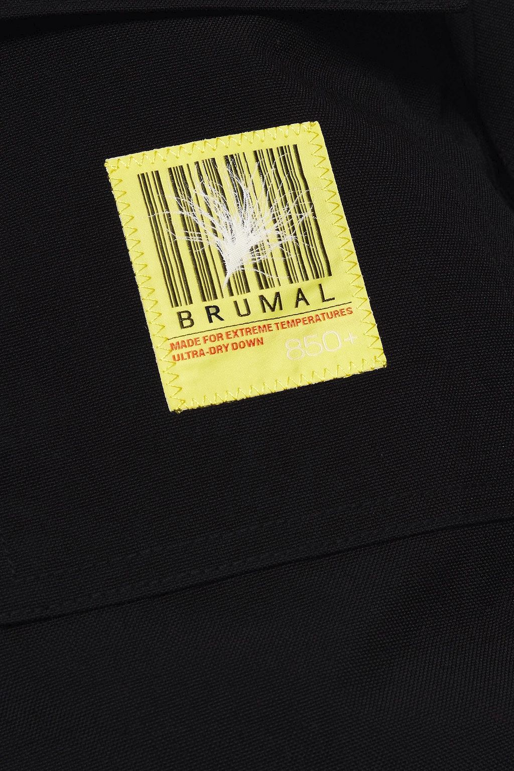 BRUMAL Faux fur-trimmed shell hooded down parka