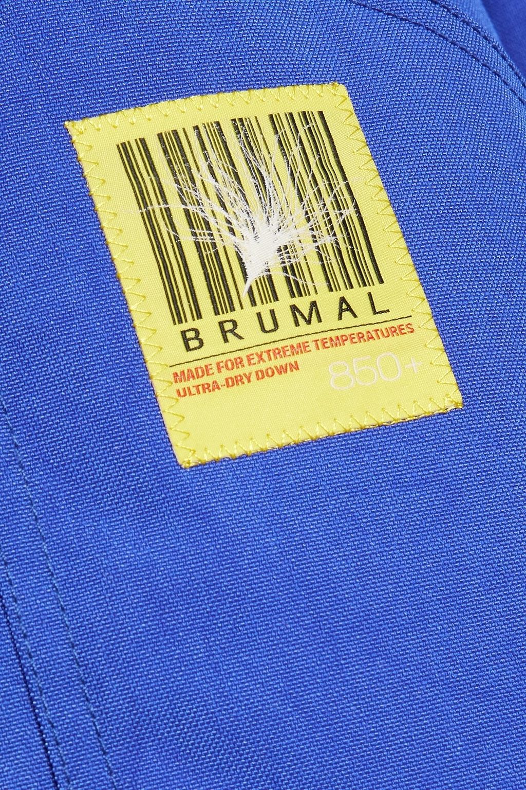 BRUMAL Shell hooded down jacket