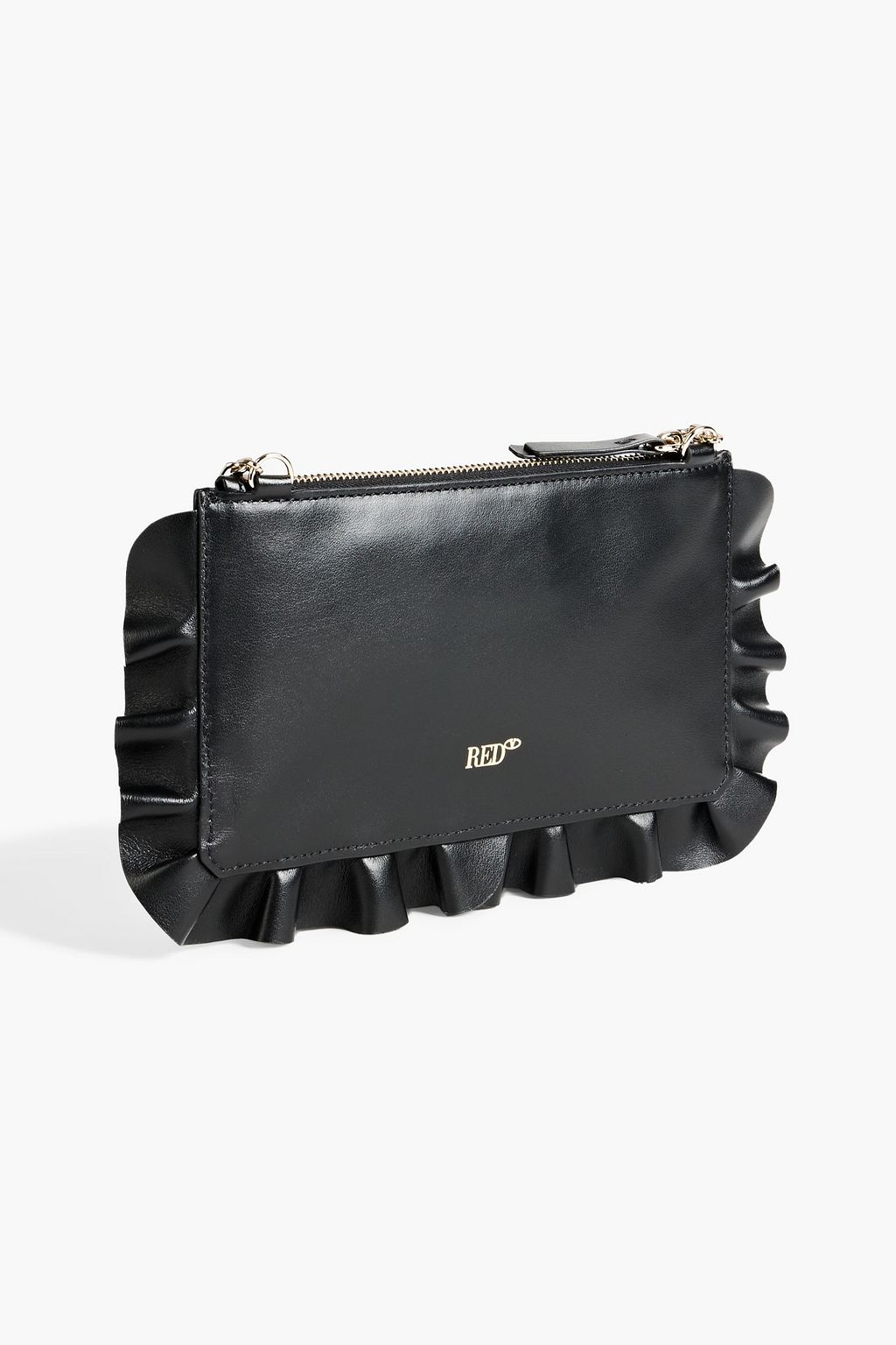 RED(V) Rock Ruffle printed leather shoulder bag
