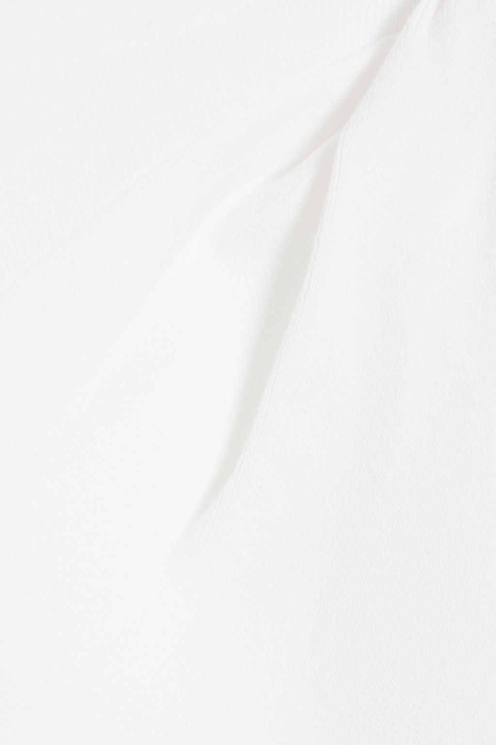 HELMUT LANG Asymmetric twisted ribbed-knit top