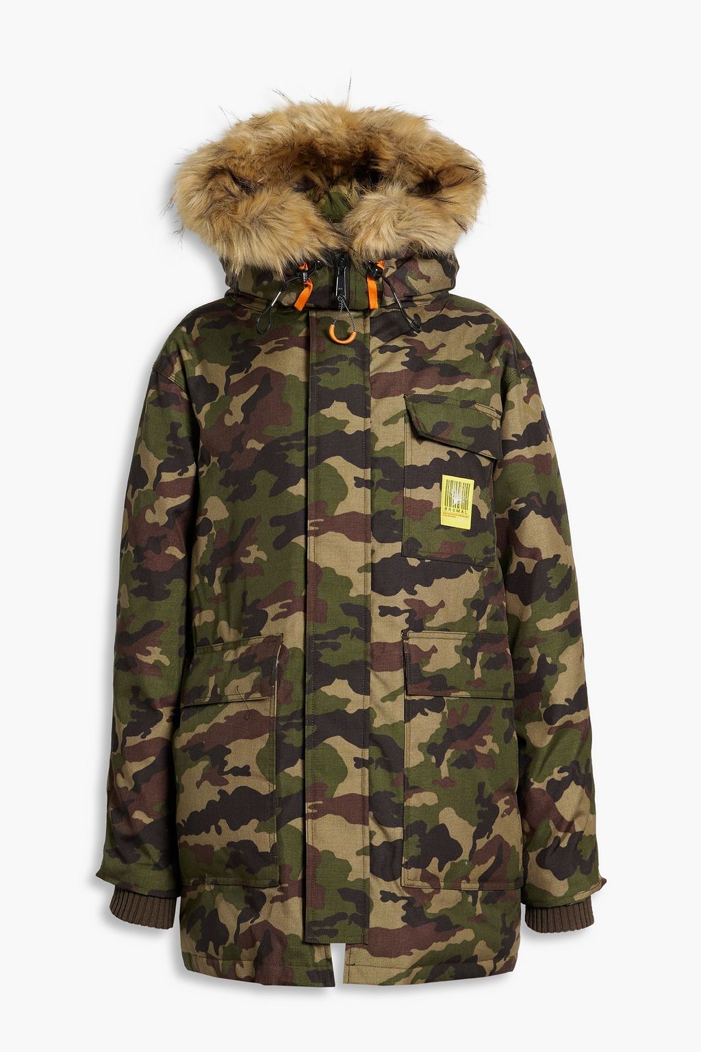 BRUMAL Oversized camouflage shell hooded down parka | Sale up to 70% ...