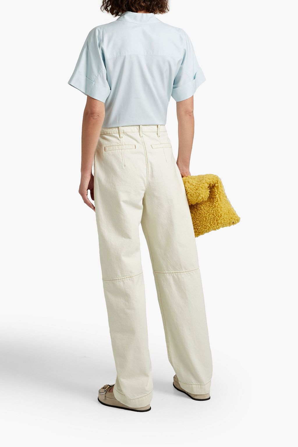 FRAME High-rise straight-leg jeans