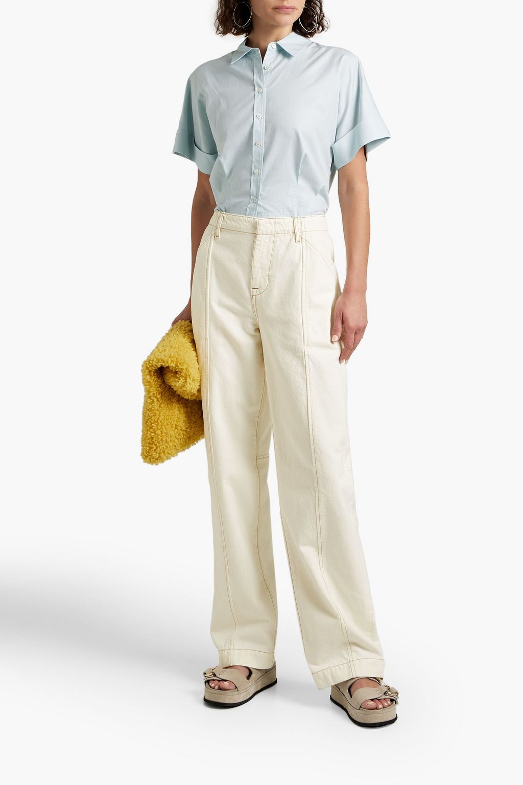 FRAME High-rise straight-leg jeans