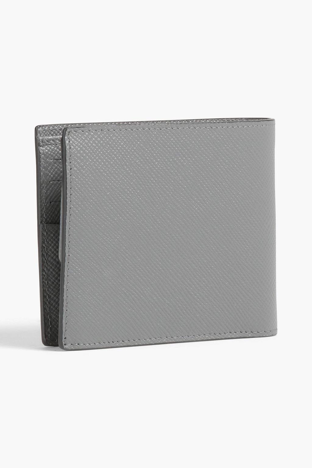 SERAPIAN Textured-leather wallet