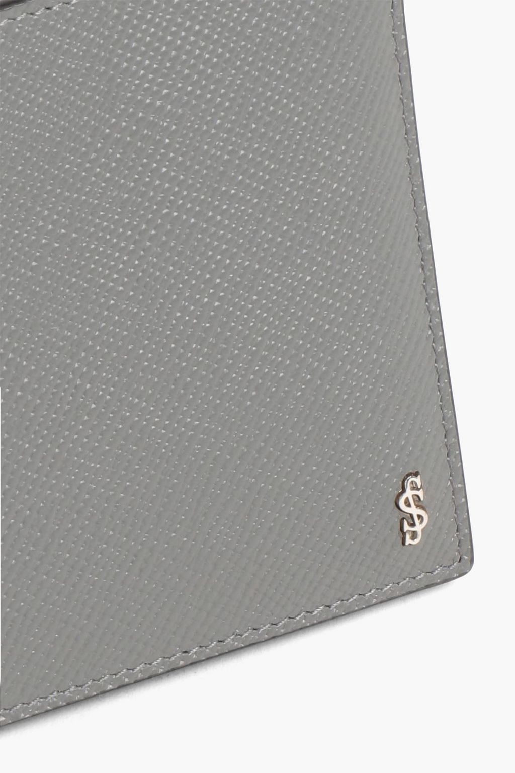 SERAPIAN Textured-leather wallet