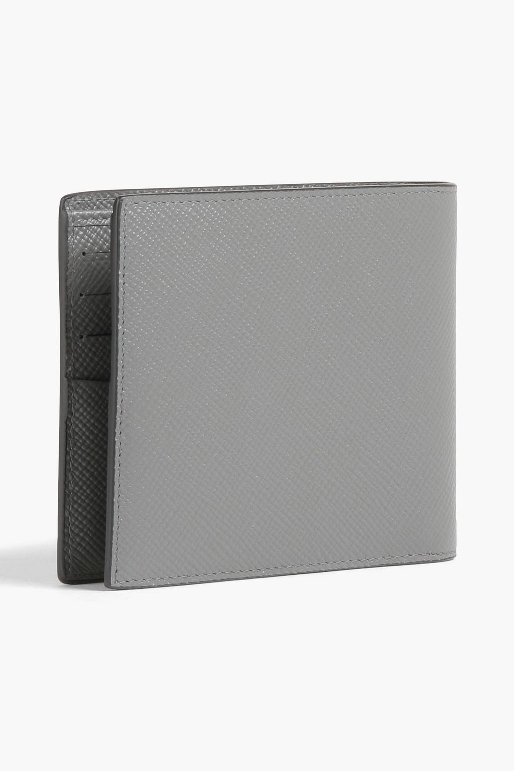 SERAPIAN Textured-leather wallet