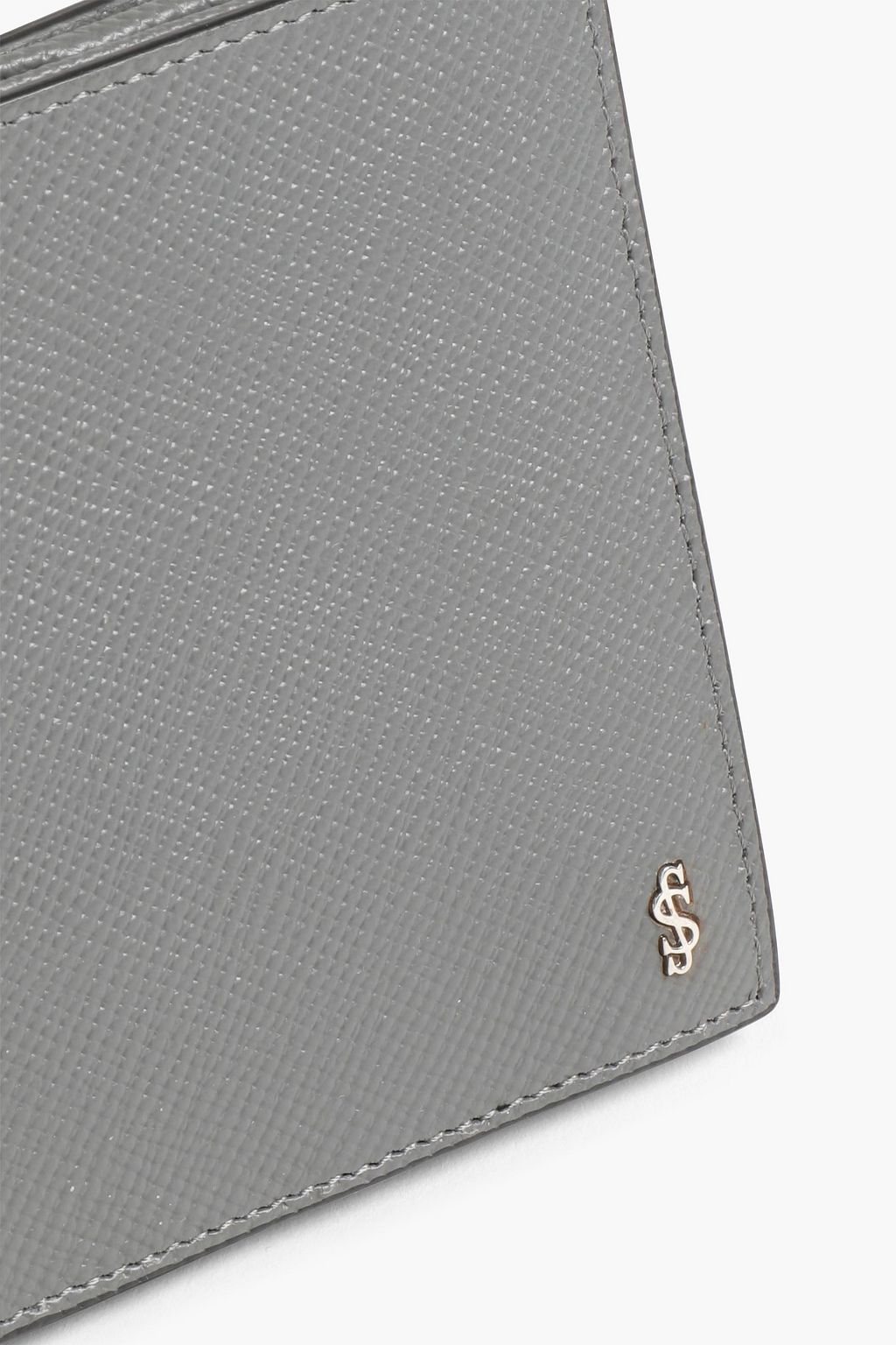 SERAPIAN Textured-leather wallet