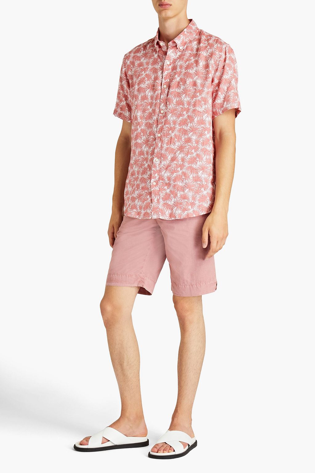 MICHAEL KORS Printed linen shirt THE