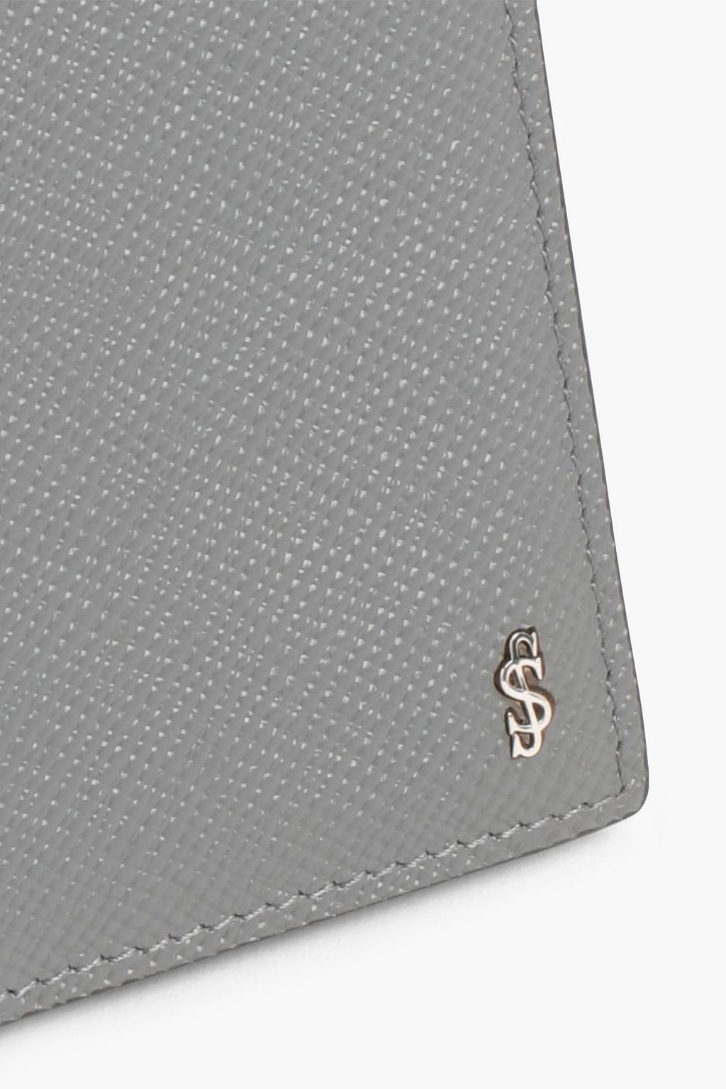 SERAPIAN Textured-leather cardholder