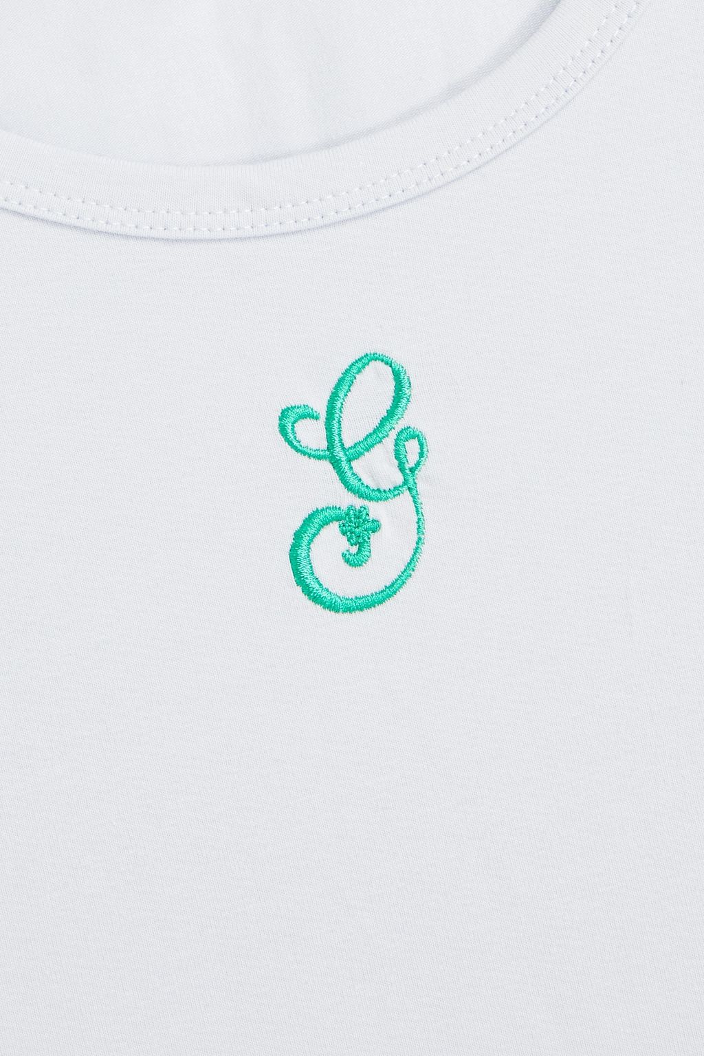 GANNI Set of two organic cotton-blend jersey tanks