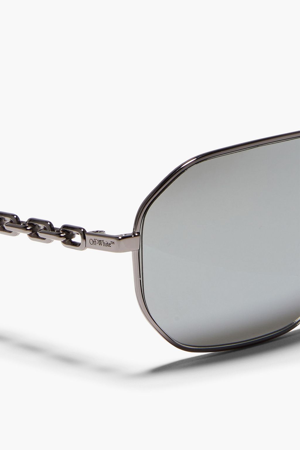 OFF-WHITE™ Pilotensonnenbrille aus Metall