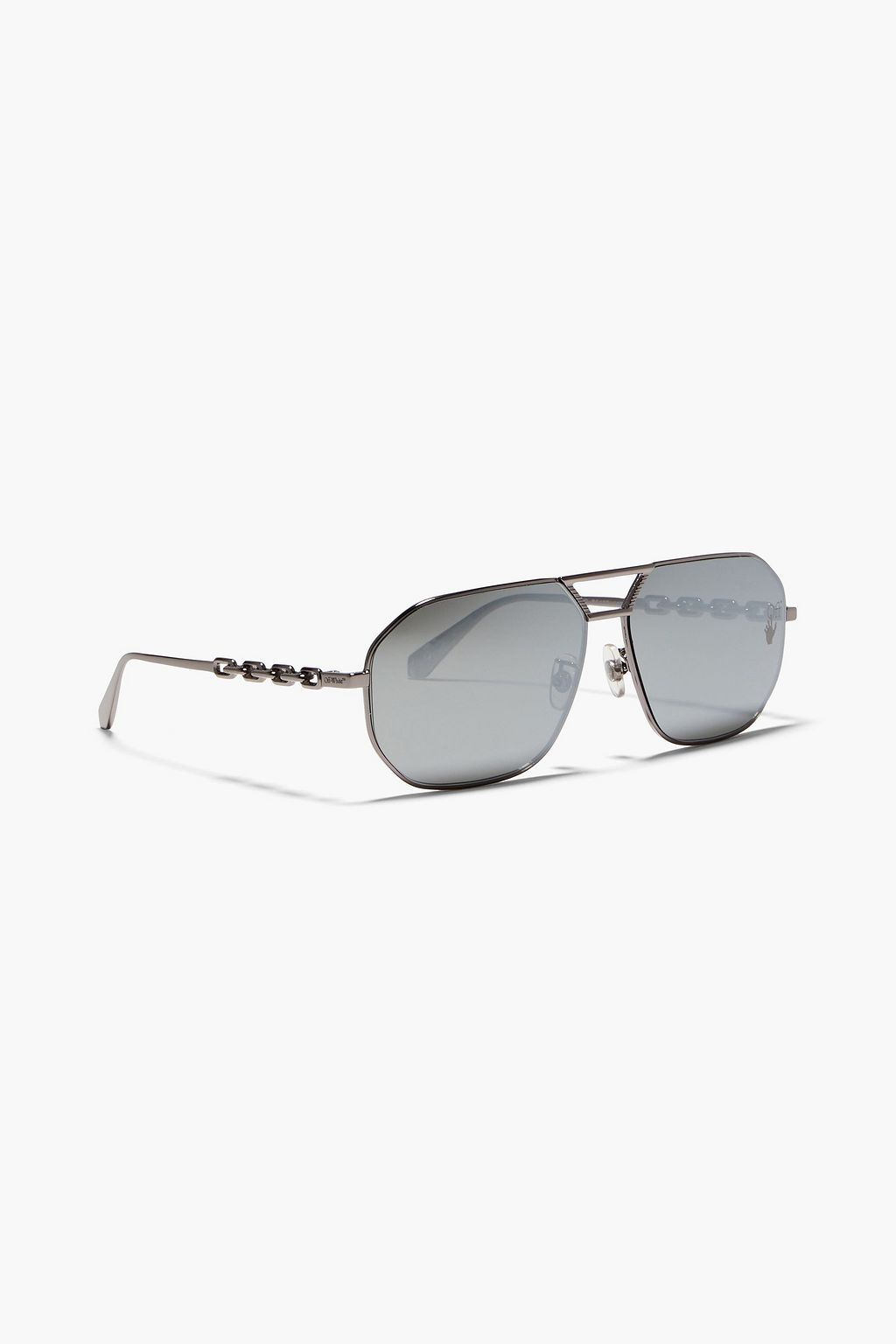 OFF-WHITE™ Pilotensonnenbrille aus Metall