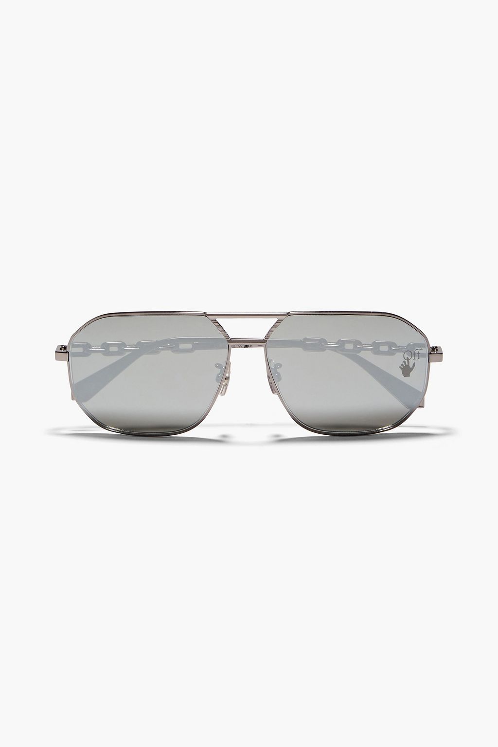 Aviator style metal sunglasses