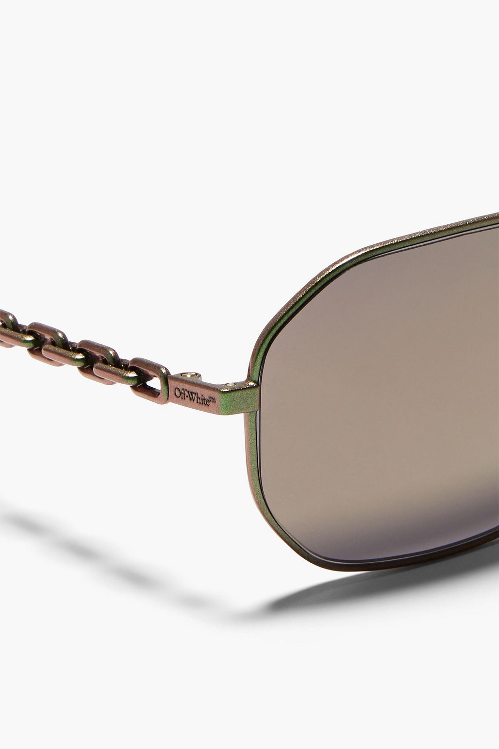 OFF-WHITE™ Pilotensonnenbrille aus Metall