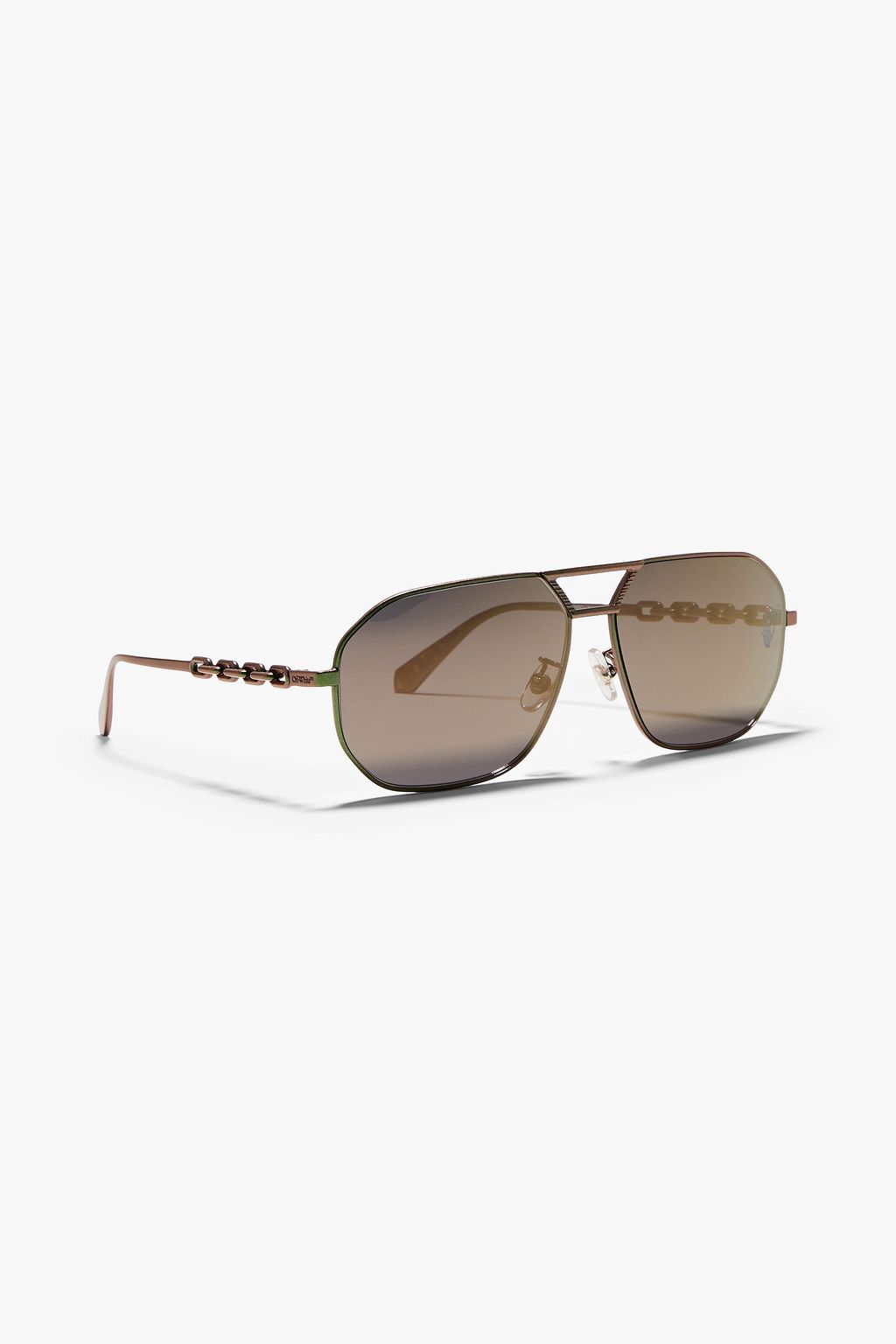 OFF-WHITE™ Pilotensonnenbrille aus Metall