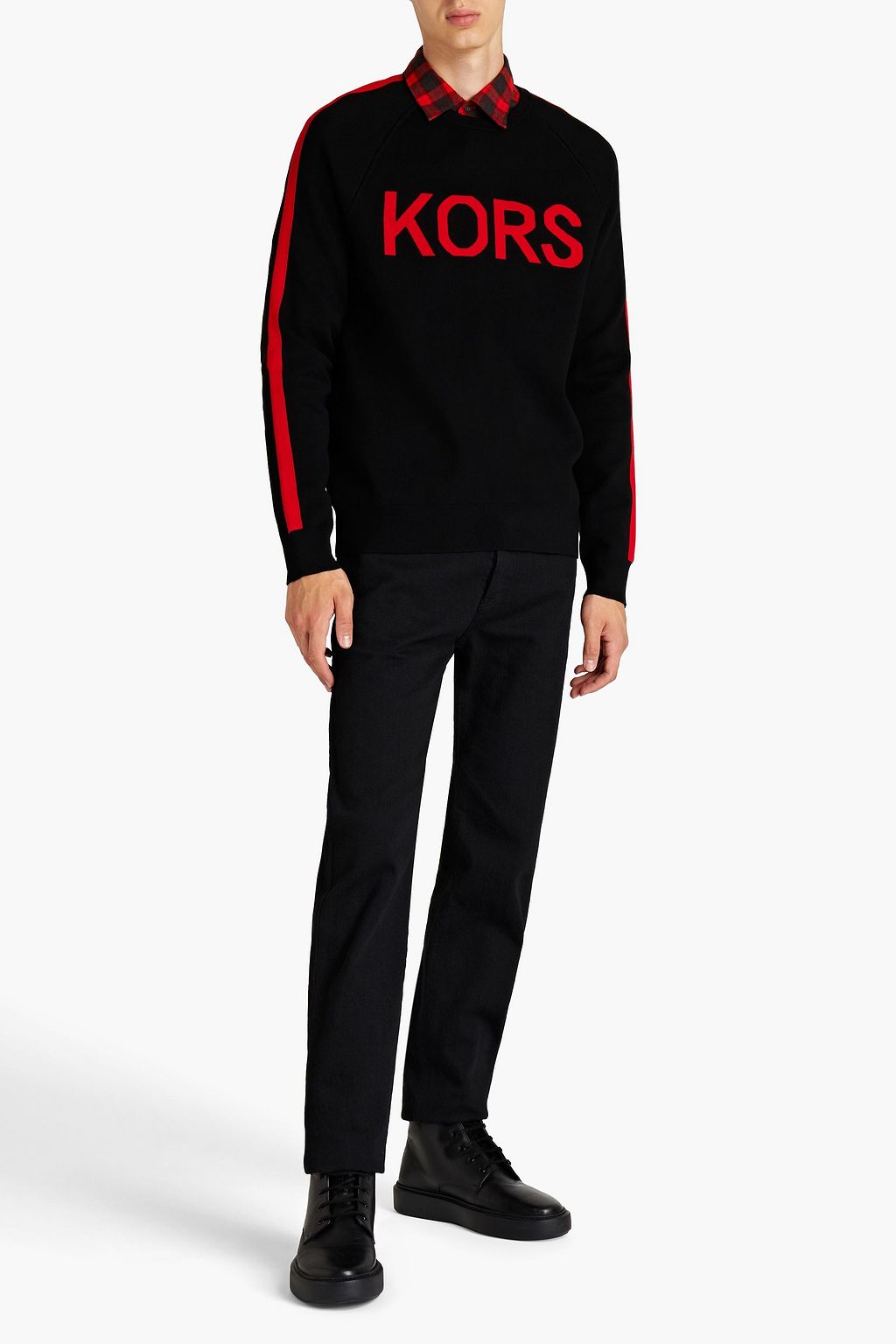 MICHAEL KORS Strickpullover mit Intarsienmuster