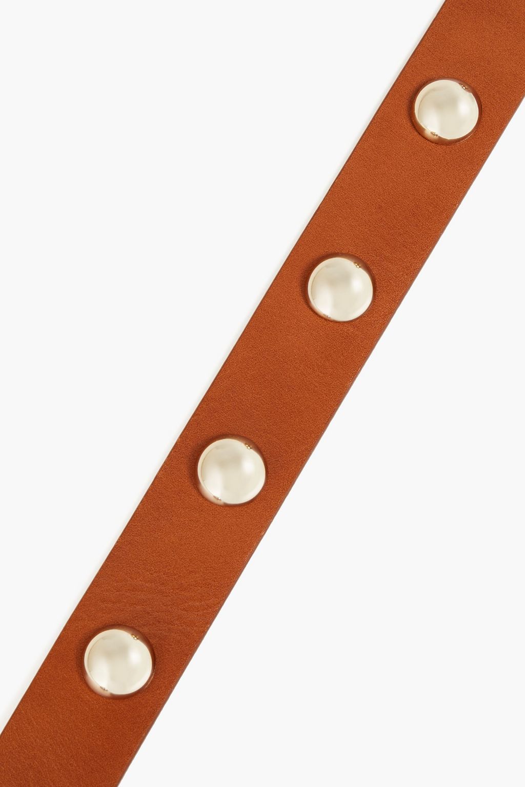SANDRO Studded leather belt