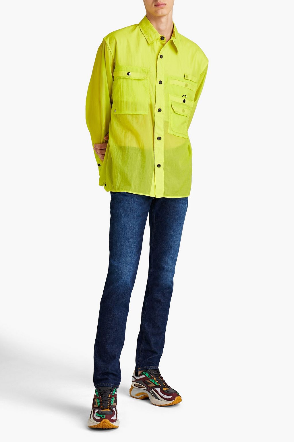 ACNE STUDIOS Neonfarbene Shelljacke