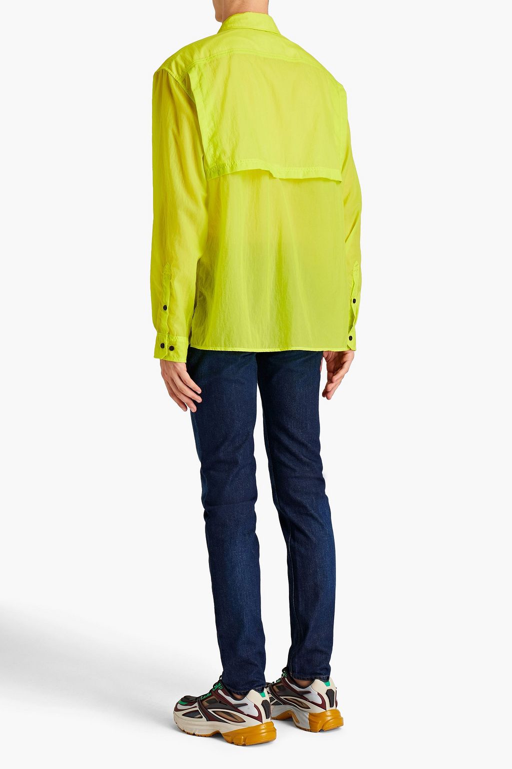 ACNE STUDIOS Skinny Jeans aus Denim in ausgewaschener Optik mit Sitzfalten