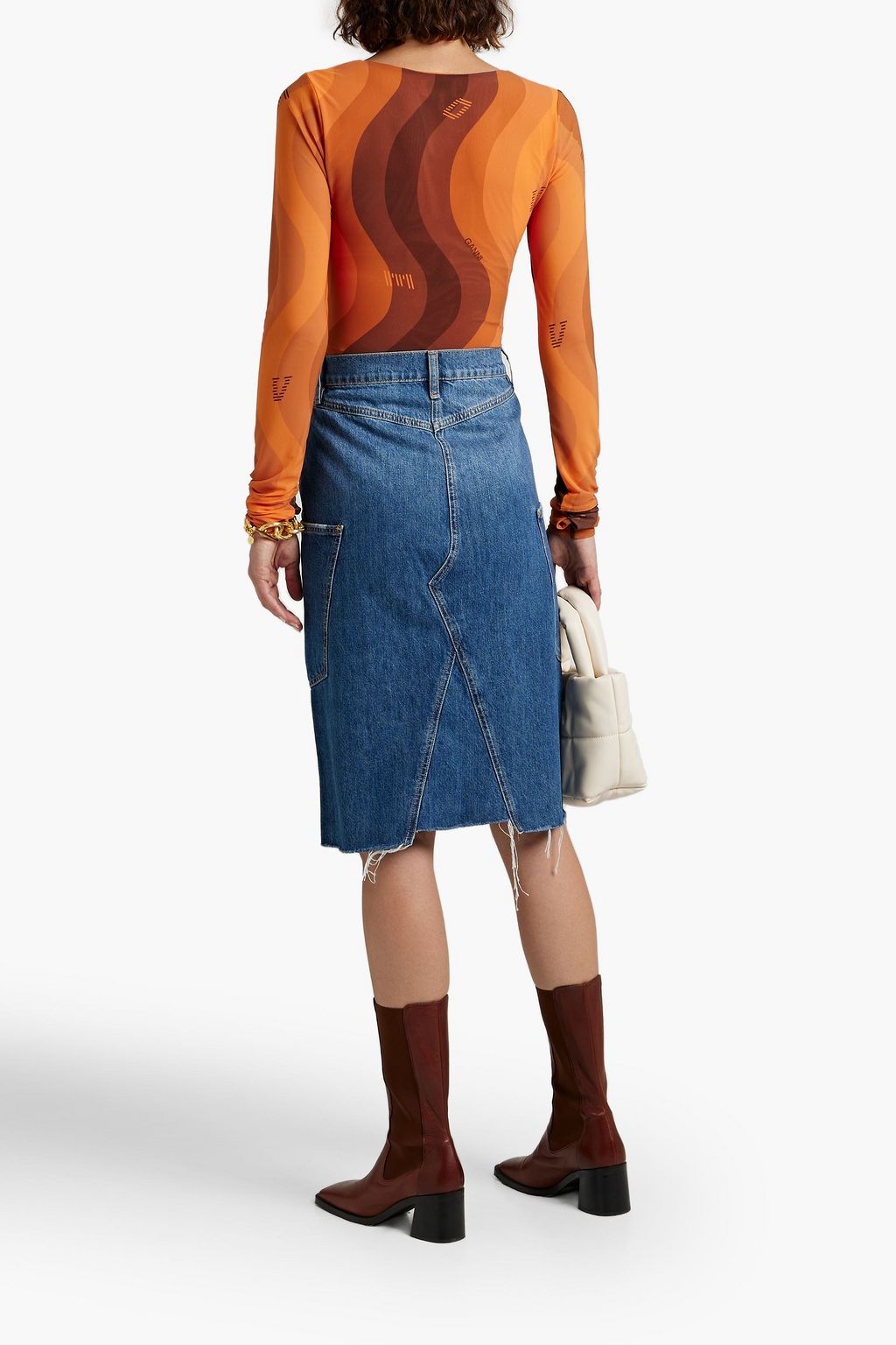 FRAME Denim skirt