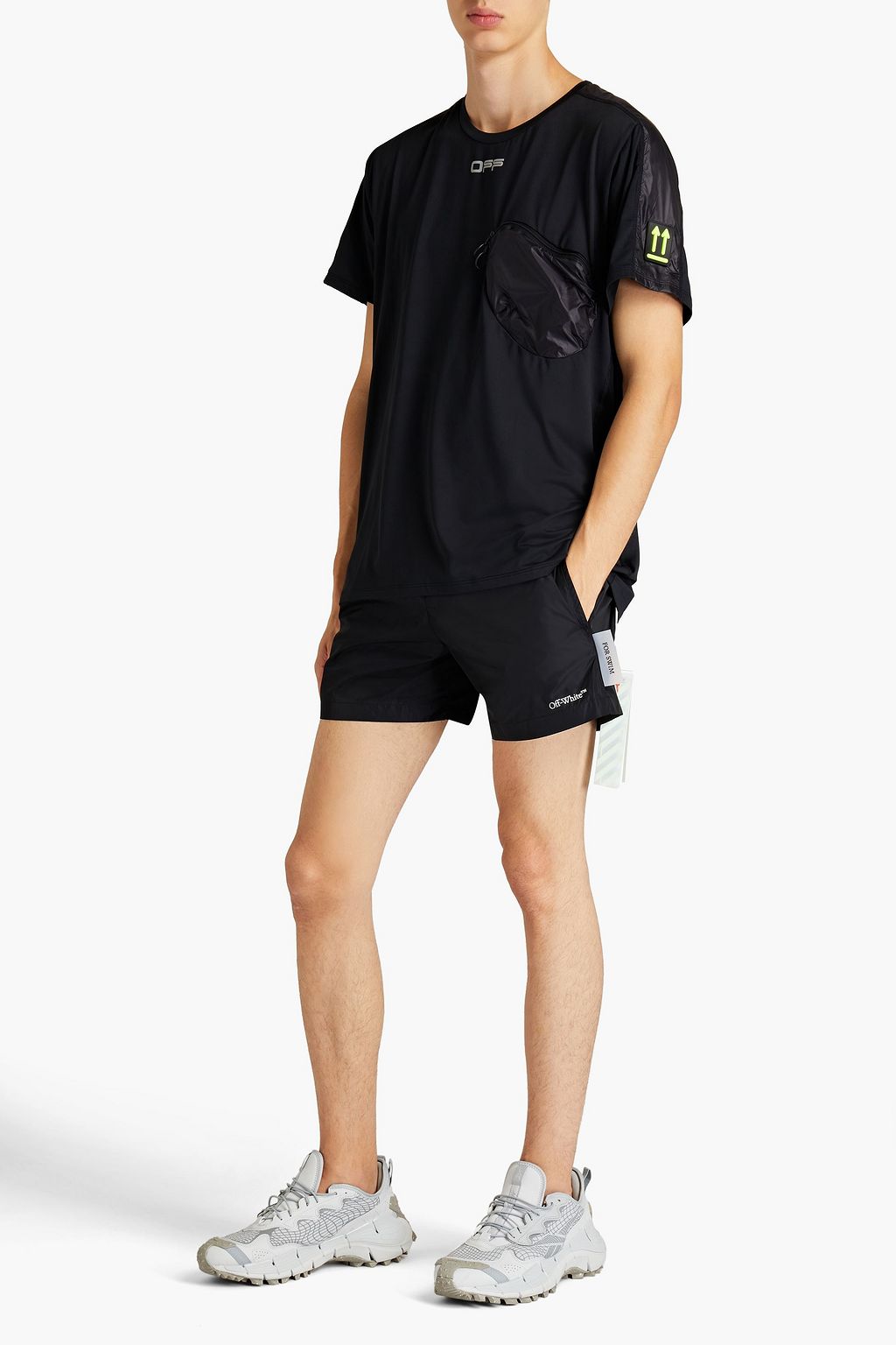 OFF-WHITE™ Mittellange Badeshorts mit Print