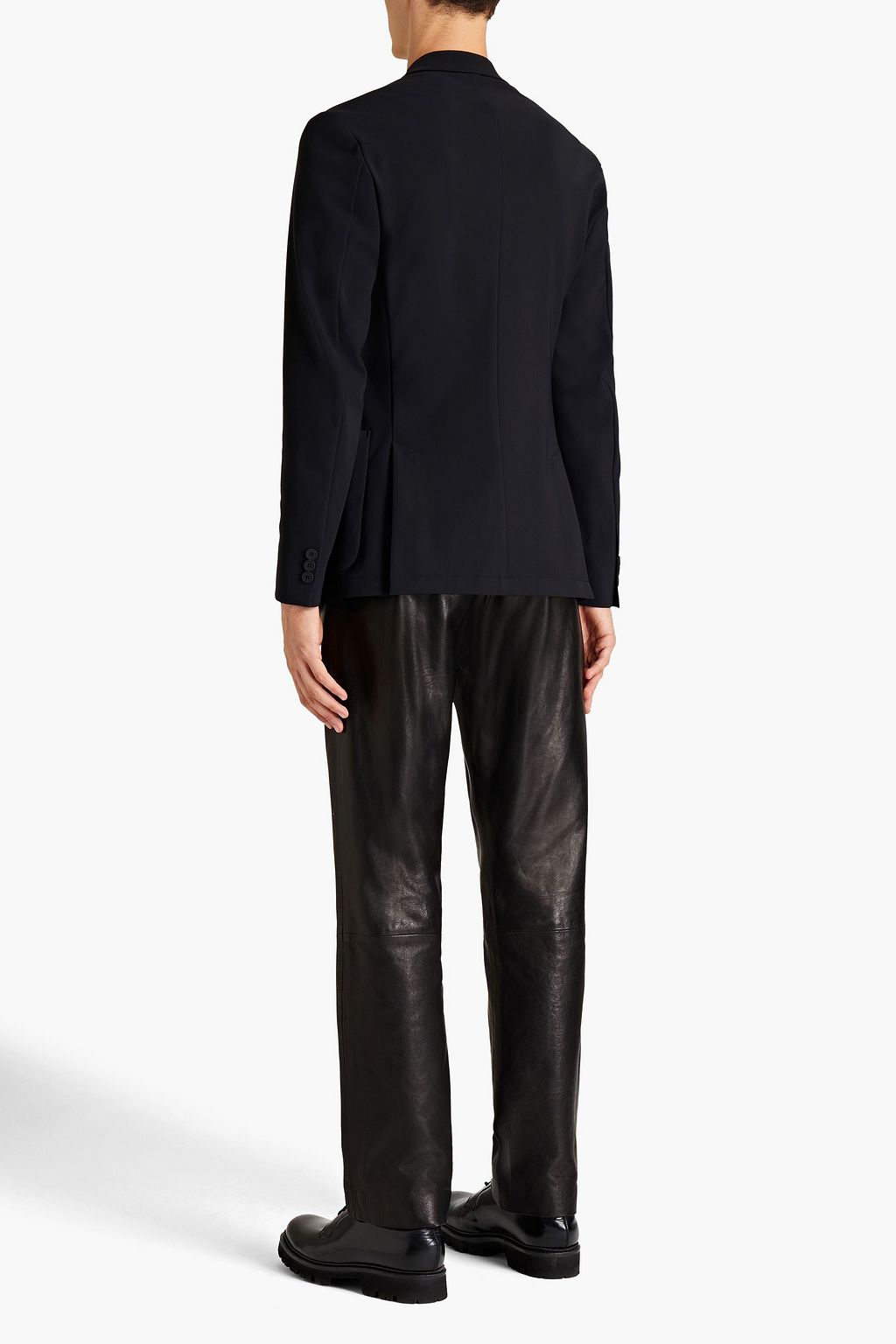 THEORY Double-breasted jersey blazer