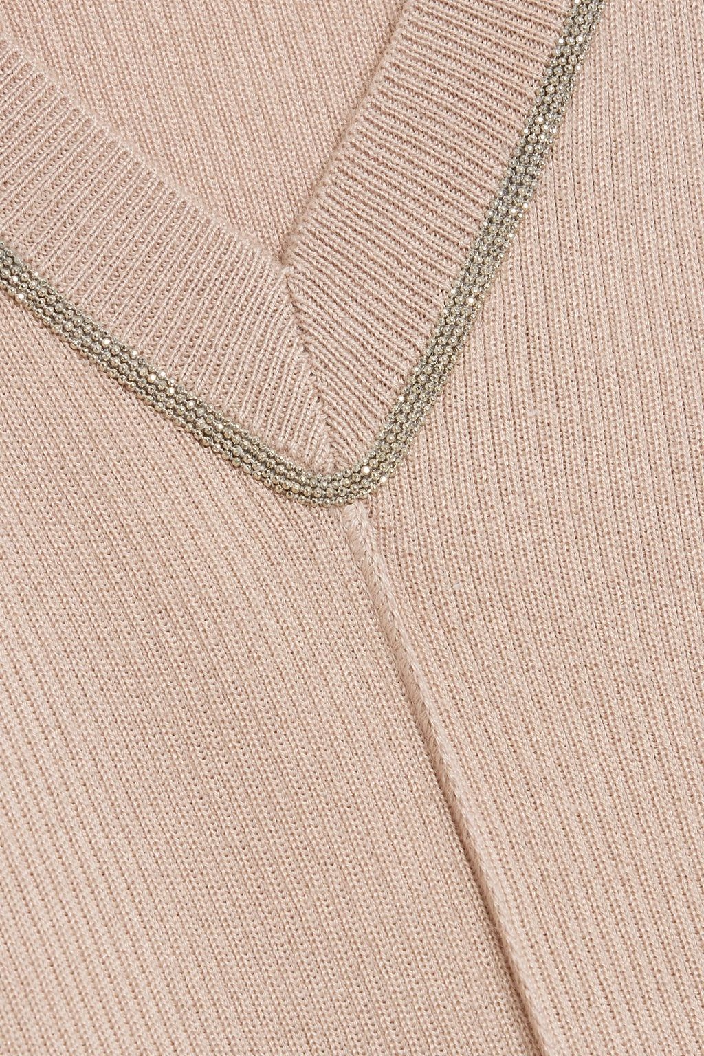 FABIANA FILIPPI Ribbed cashmere and silk-blend sweater