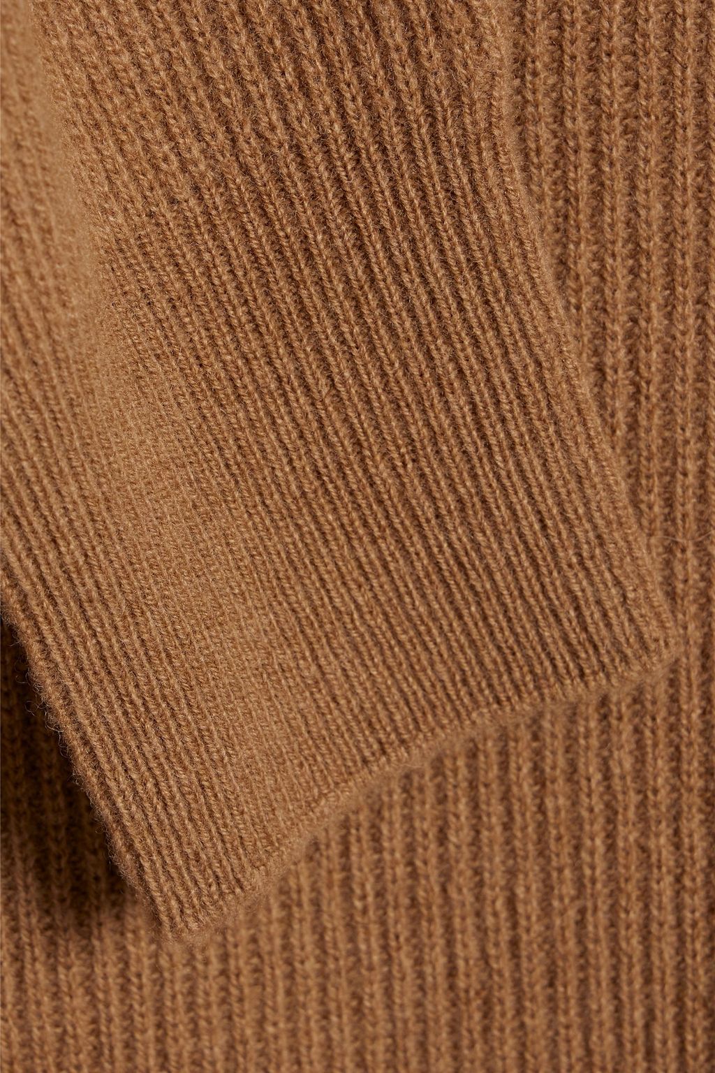 PESERICO Mélange ribbed merino wool and cashmere-blend sweater