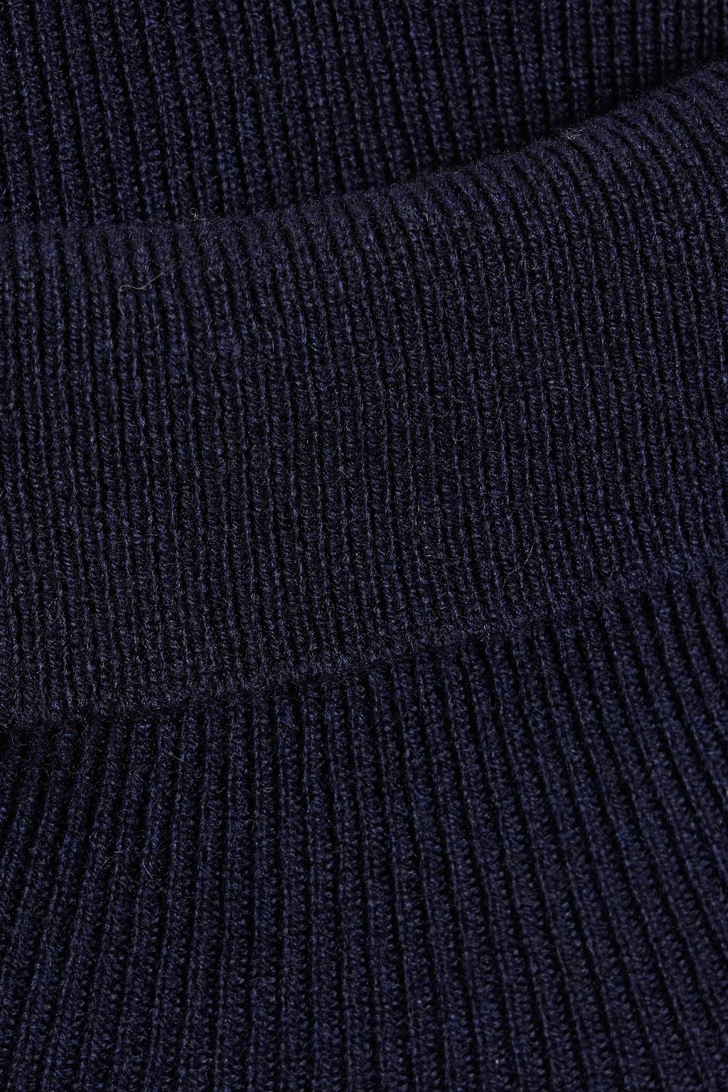 PESERICO Ribbed merino wool and cashmere-blend turtleneck sweater