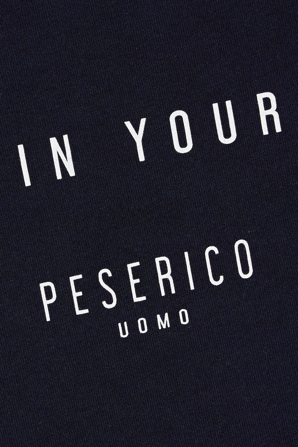 PESERICO Printed cotton-jersey T-shirt