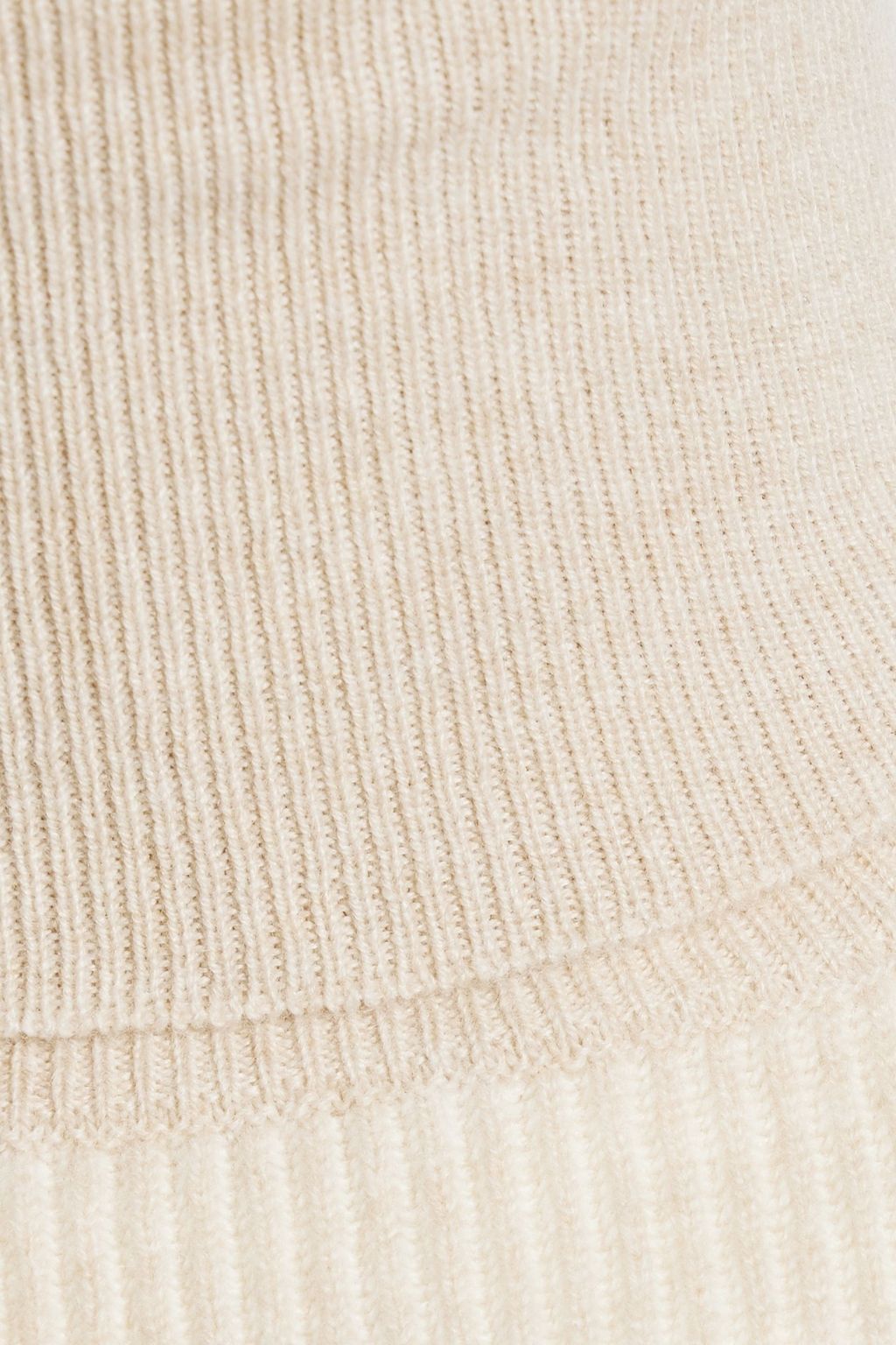 PESERICO Ribbed merino wool and cashmere-blend turtleneck sweater