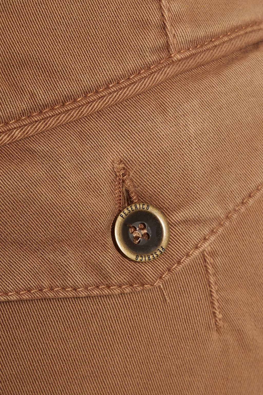 PESERICO Cotton-blend twill chinos