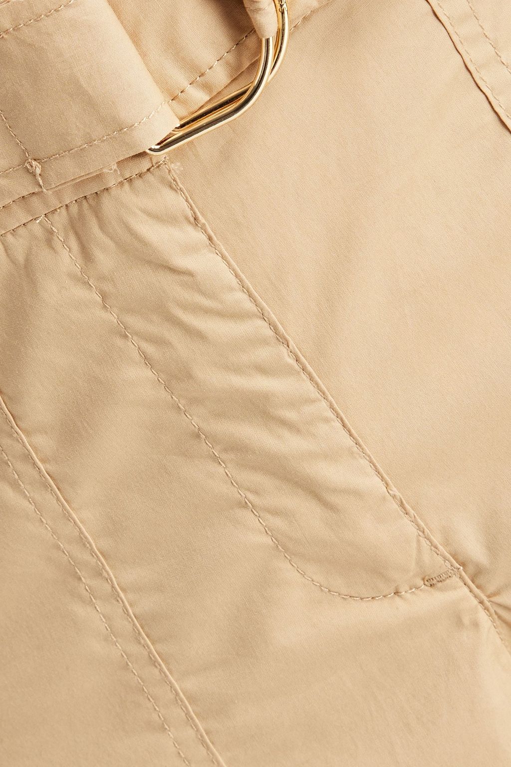 MICHAEL MICHAEL KORS Belted stretch-cotton poplin cargo pants