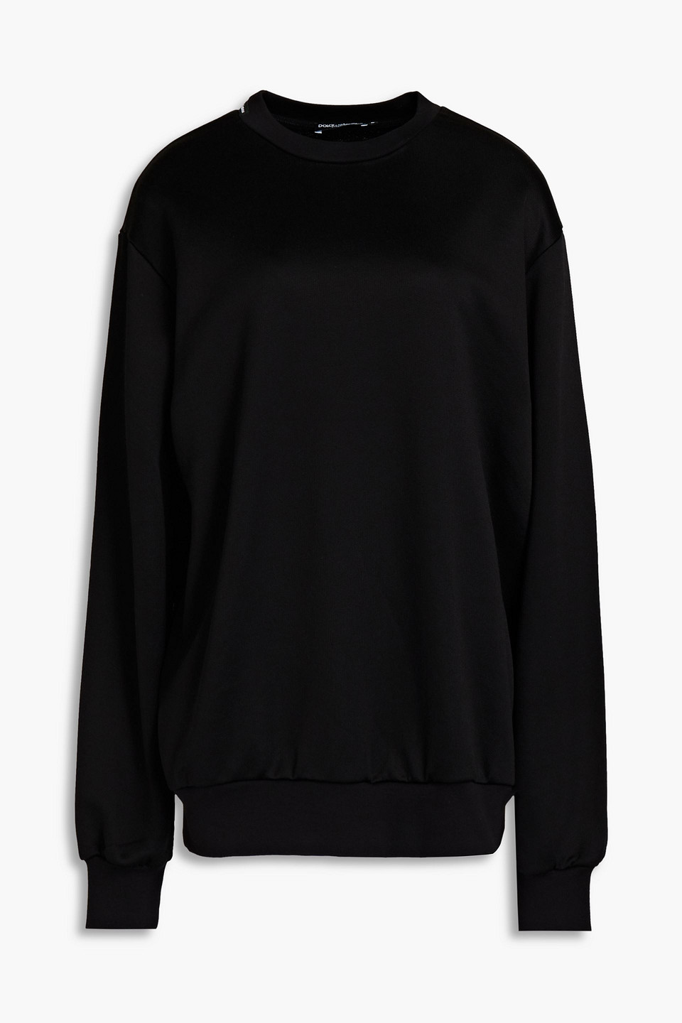 Dolce&Gabbana - French cotton-terry sweatshirt - Black - IT 36