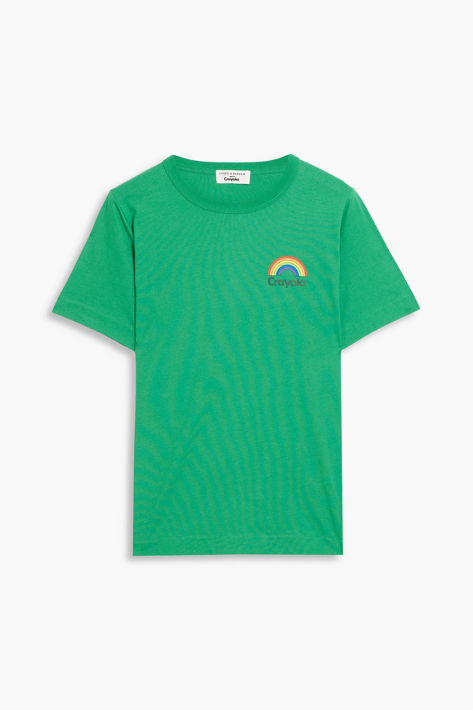 chinti and parker - printed cotton-jersey t-shirt - green - xs