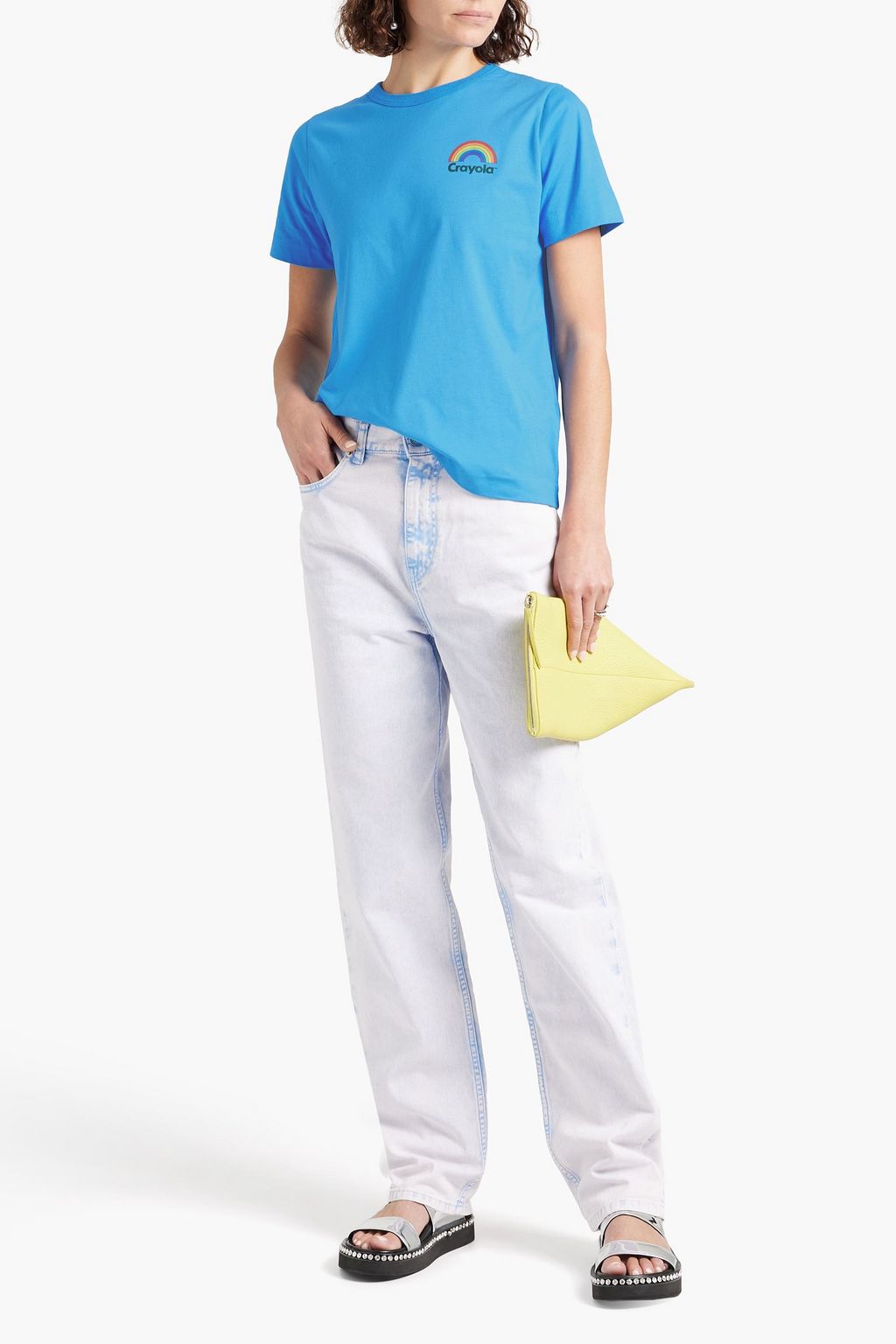 CHINTI & PARKER Printed cotton-jersey T-shirt
