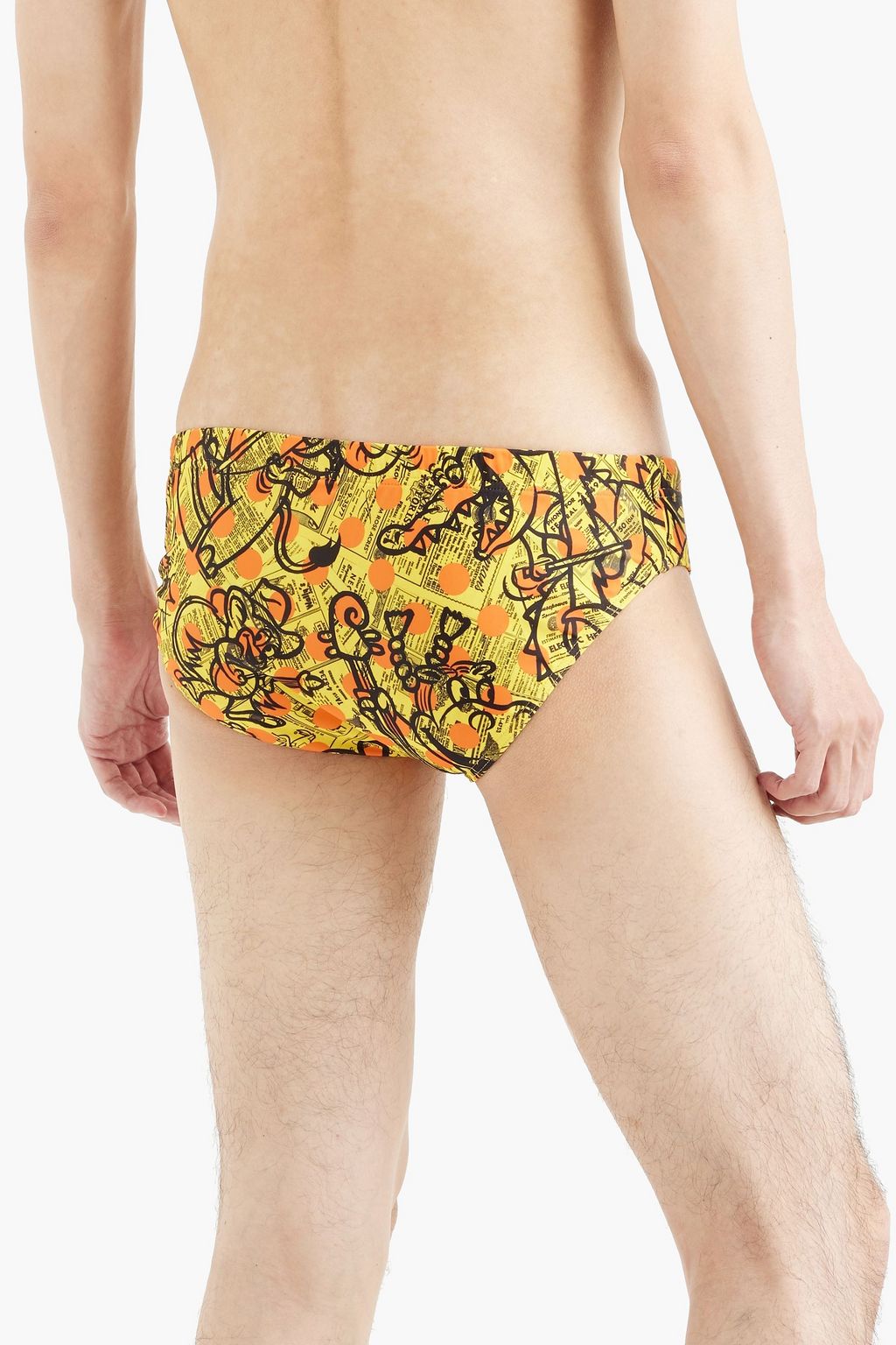 MOSCHINO Printed swim briefs
