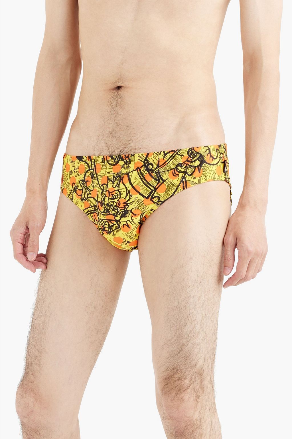 MOSCHINO Printed swim briefs
