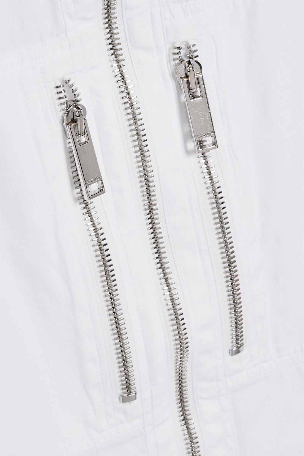 VALENTINO GARAVANI Cotton-poplin half-zip jacket