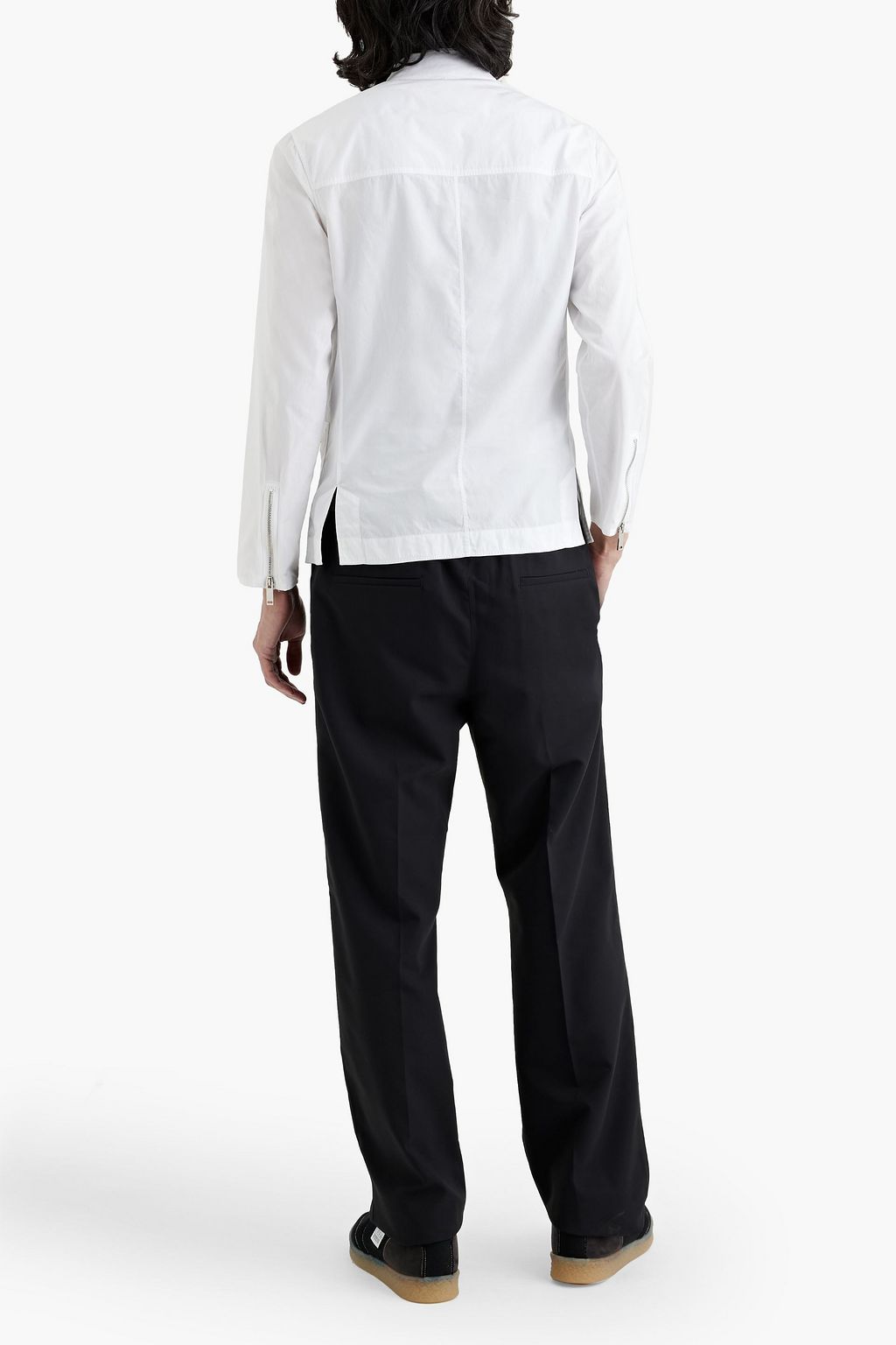 VALENTINO GARAVANI Cotton-poplin half-zip jacket