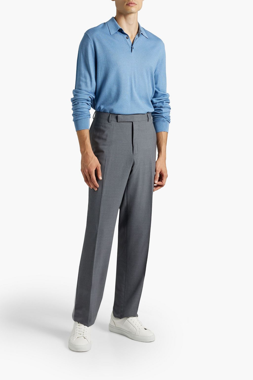 DOLCE&GABBANA Silk polo shirt