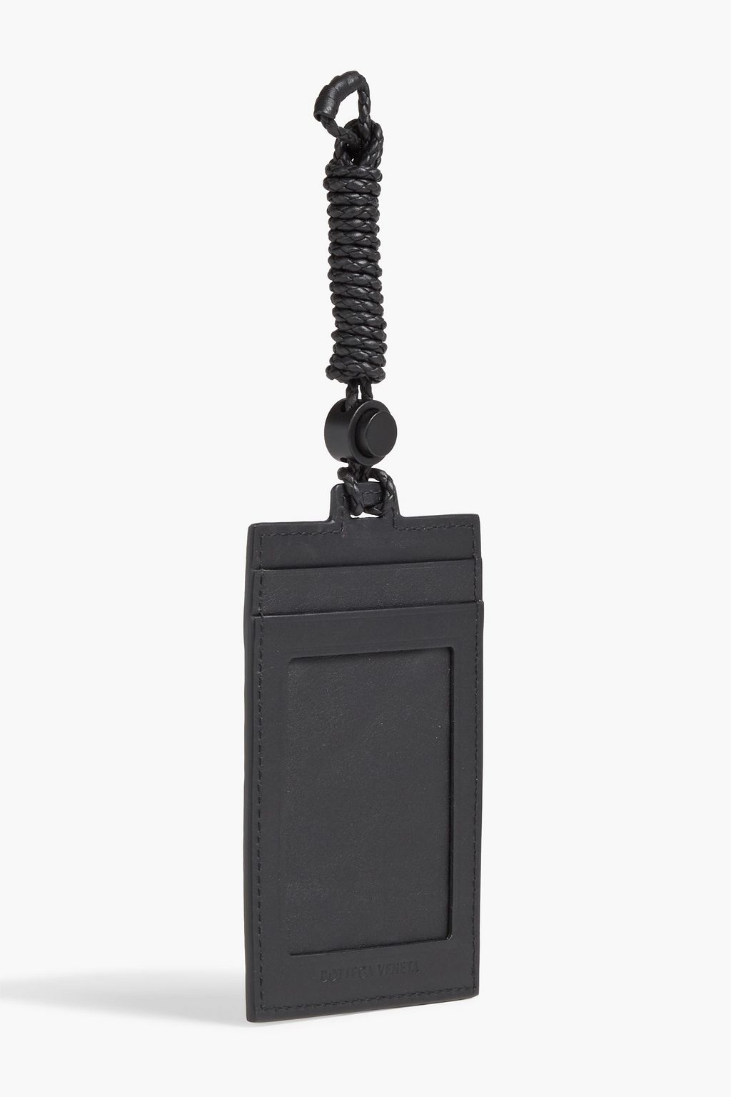 BOTTEGA VENETA Intrecciato leather luggage tag