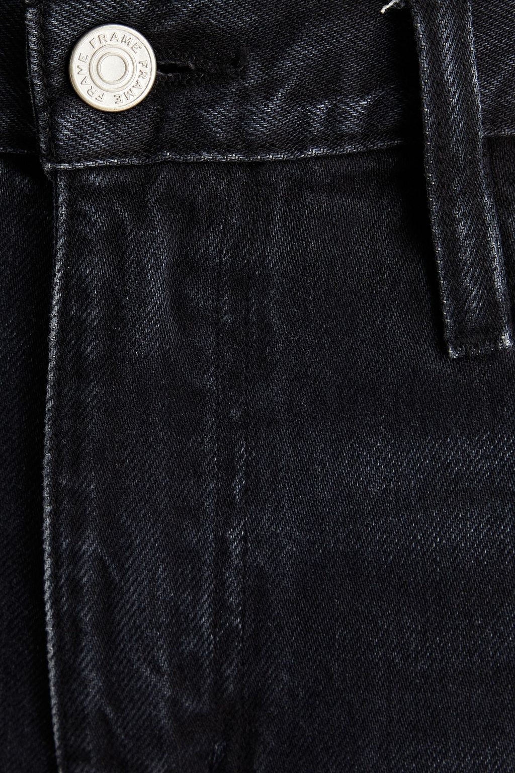 FRAME Cropped highrise tapered jeans THE